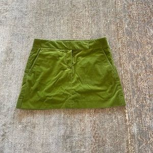 mini green skirt